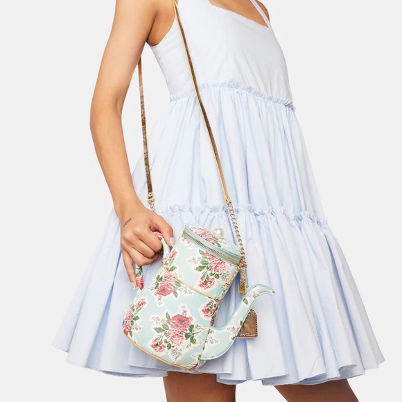 NEW Betsey Johnson Women's Par-Tea Kitsch Crossbody Bag - Picture 3 of 8